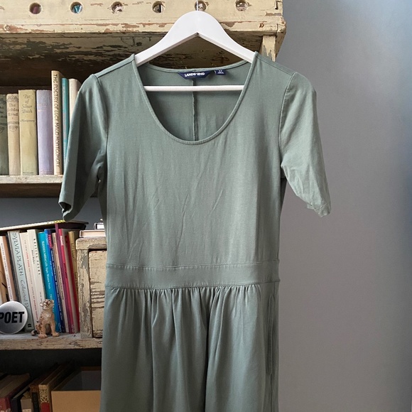 Brand new, simple and soft cotton jersey knit dress Sz XS - Picture 10 of 15